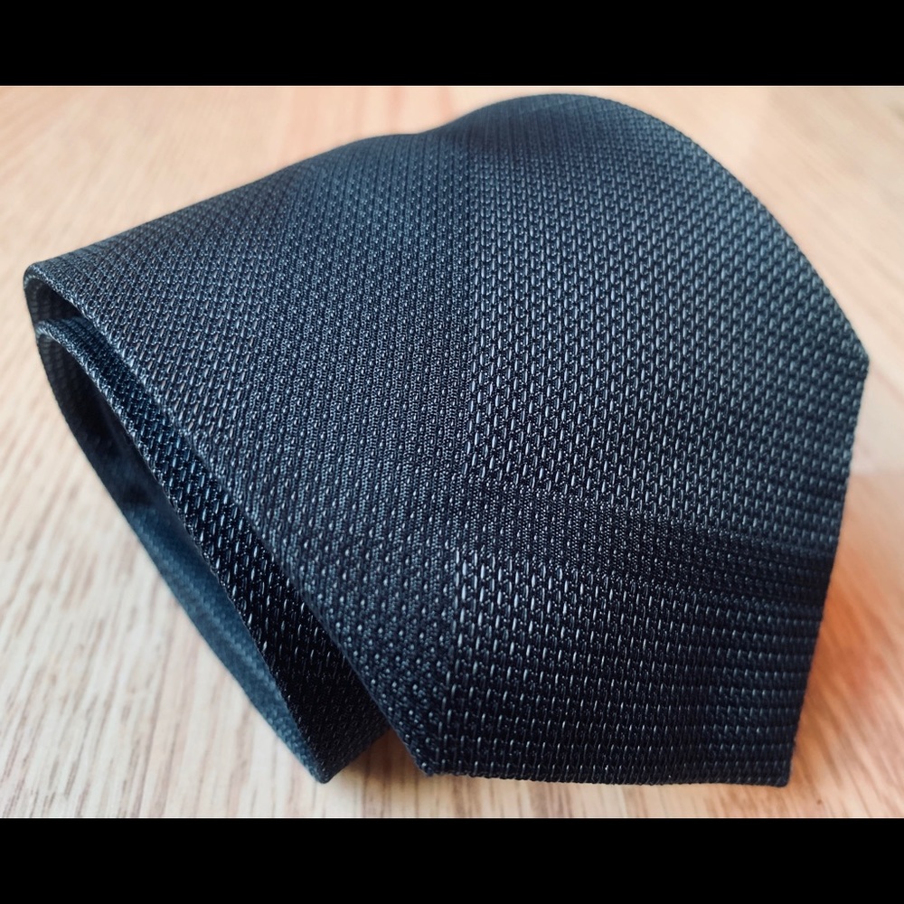 Burberry Nova Check Black Plaid Modern Slim Tie - Picture 3 of 8